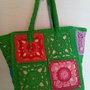 Borsa Granny verde