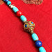 Collana "Mala 2" con perline nepalesi