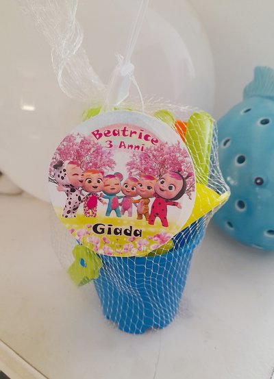 Miniasciugamano magico in cotone Kids idea regalo Regalino fine festa  compleanno
