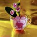 Orchidea all’uncinetto in tazza 