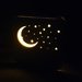 Bomboniera lampada luce led personalizzabile luna e stelle
