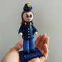 Cake Topper Polizia con nome