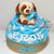 Torta di pannolini STRAPAZZAMI DI COCCOLE + Copertina e Peluche idea regalo nascita battesimo baby shower maschio azzurro