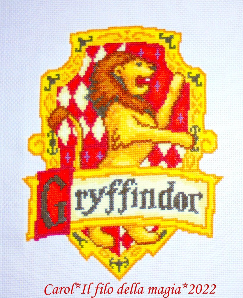 Harry Potter casa grifondoro stemma logo adesivo