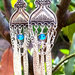 Orecchini "Istanbul" con perline di vetro ceco