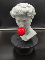 Statua David (Michelangelo) Bubbles, chewing-gum