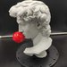 Statua David (Michelangelo) Bubbles, chewing-gum