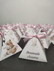 Scatoline scatola scatolina orsetta palloncino orsetto coniglietto coniglio piramide confetti feste festa nuvola 