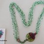 COLLANA PERLINE “VERDE TERRA”