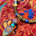 Collana in stile nepalese con pendente "Mala" a goccia