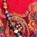 Collana in stile nepalese con pendente "Mala" a goccia