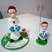 Cake Topper portiere calcio fimo personalizzabile