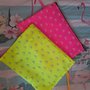 Pochette idrorepellente gialla o fuxia 