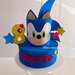 Torta scenografica Sonic  compleanno