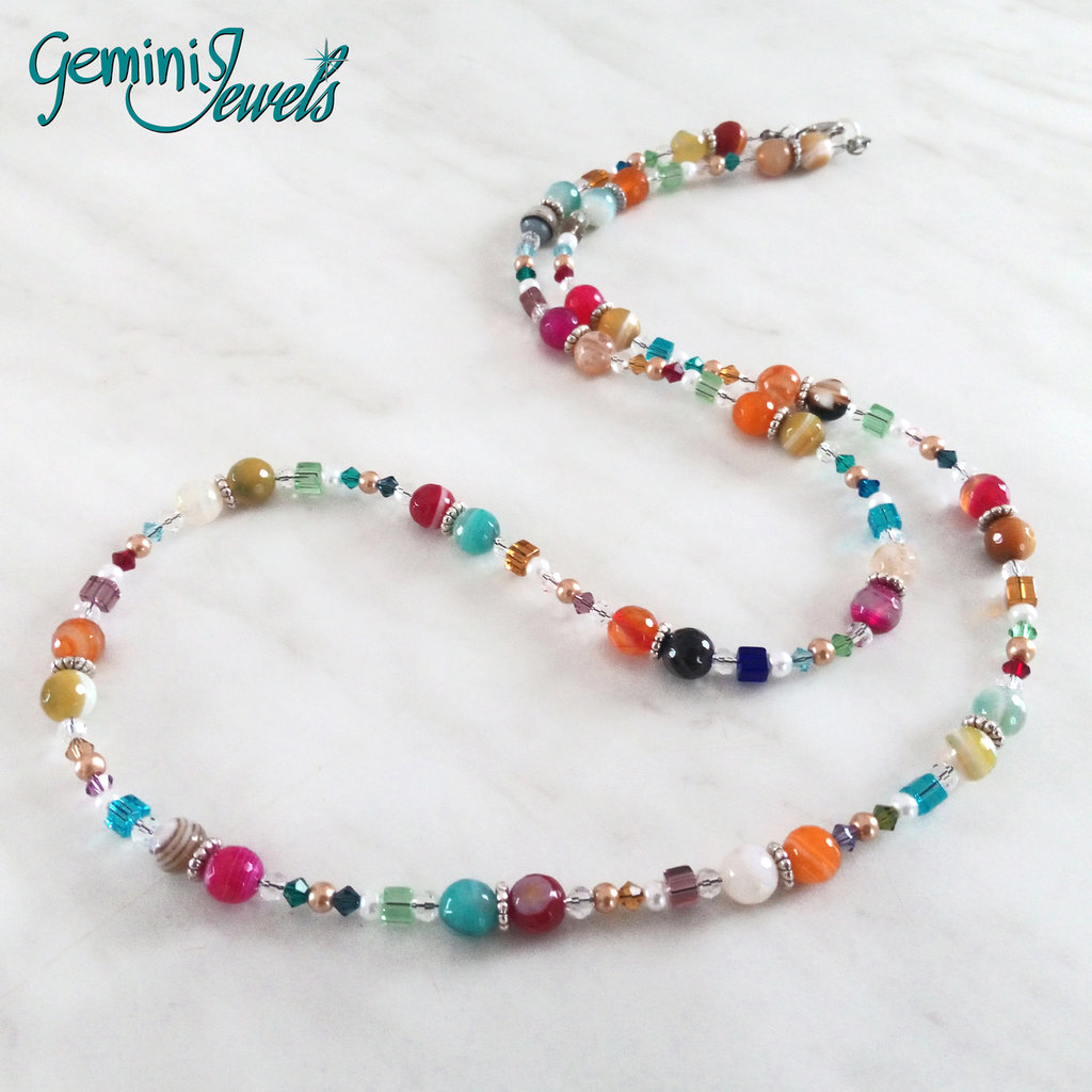 SODINI collana lunga multicolore linea ONDINA 331242