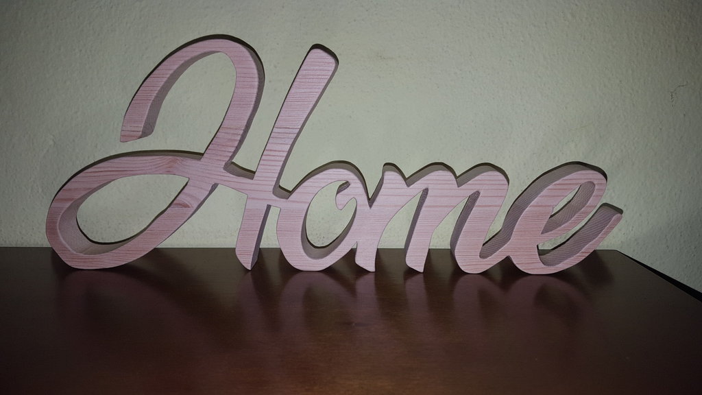 Scritta Home in corsivo - Per la casa e per te - Decorare casa