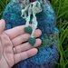 handknit rustic pouch/treasure bag - woodland tree fairy