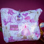 pochette donna da viaggio shabby chic artigianale tessuti naturali