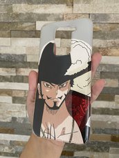 Cover per telefono di silicone trasparente con cartoncino dipinto a mano con personaggi dei cartoni animati 