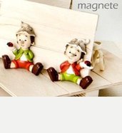 Pinocchio GEPPINO resina con magnete cm. 6 