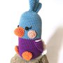 UCCELLINO PUPAZZO AMIGURUMI ALL'UNCINETTO IN FILO DI COTONE