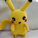 Portachiavi amigurumi simil pokemon