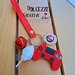 Portachiavi joystick controller con campanella - handmade - regalo gamer - nerd - zucchero filato biscotti fragole