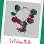 Bracciale Hello Kitty Viola e Verde Fiore
