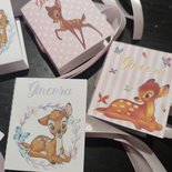 Scatoline porta confetti tema Bambi per il battesimo di Ludovico 😍 - Bambi  party favors - Incartando Incantando