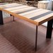 Tavolo in legno gambe in ferro 