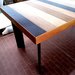 Tavolo in legno gambe in ferro 