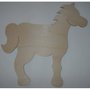 Sagoma in legno forma cavallo cm 8x8