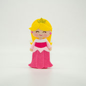 Bambolina ispirata alla principessa Aurora, 11.5 x 6 cm