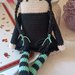 Bambola Square Doll amigurumi in cotone 