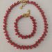 Parure bracciale e collana uncinetto 