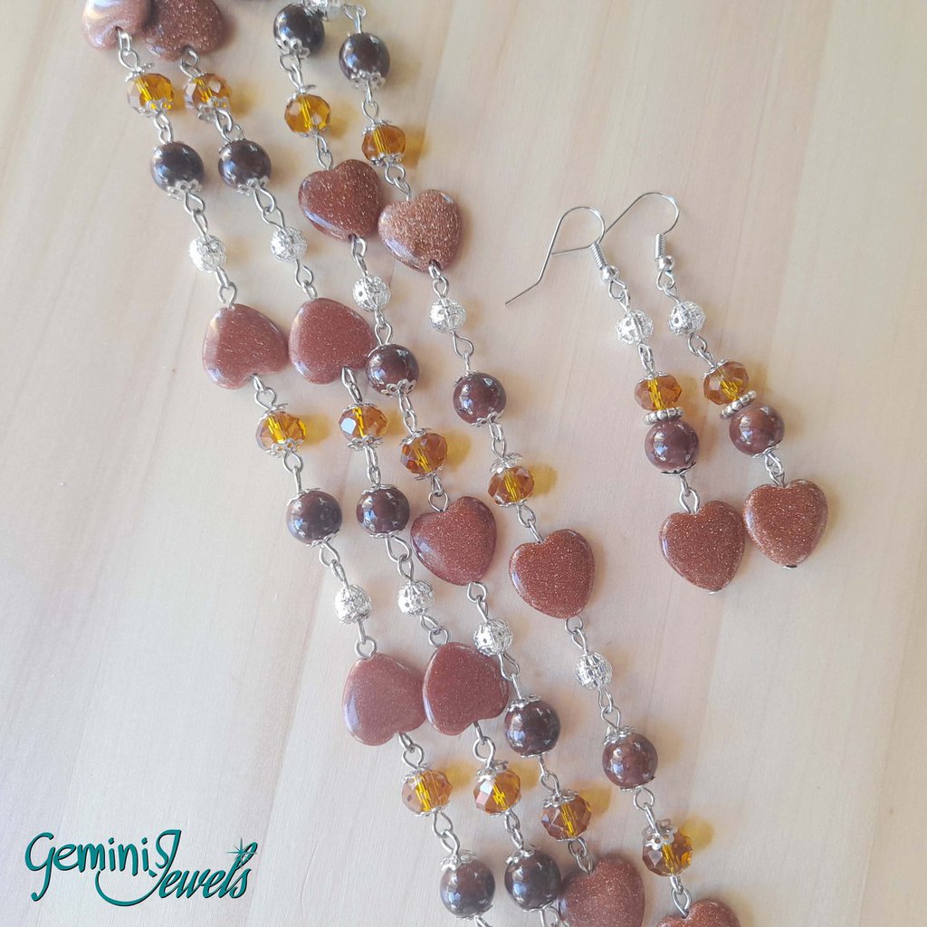MARLION JEWELS Collana da donna lunga con tre catene. Collana in acciaio da donna placcato oro o argento. Collane lunghe donna particolari. Gioielli a catena in acciaio (Argento placcato