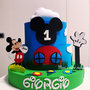 Torta scenografica La Casa di Topolino