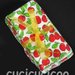 4 fazzoletti lavabili (ciliegie) / set of 4 cloth handkerchiefs – hankies (cherries)