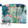 Pochette Borsello wet bag chiusura zip - piante - fleurs - cactus -plant lover idrorepellente Assorbenti lavabili, pochette, portatrucchi