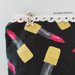 Pochette "rossetto rosso" con zip 