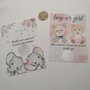 Boy or girl baby gender reveal party gratta e vinci maschio o femmina scratch card festa neonato nascita 