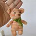 PORTACHIAVI ORSETTO AMIGURUMI ALL'UNCINETTO