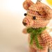 PORTACHIAVI ORSETTO AMIGURUMI ALL'UNCINETTO