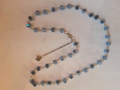 Collana a rosario con Cristalli  COD. MC0011