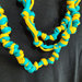 Collana in Fettuccia - GIALLO e VERDE -