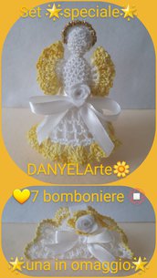 Serie 🌟speciale🌟 7 bomboniere multievento, a tema e colorazione tonalitá 💛 giallo sfumato.