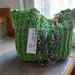 borsa estiva verde crochet