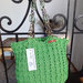 borsa estiva verde crochet