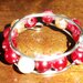 Anello con perline rosse