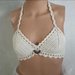 Costume reggiseno bikini donna crochet uncinetto 